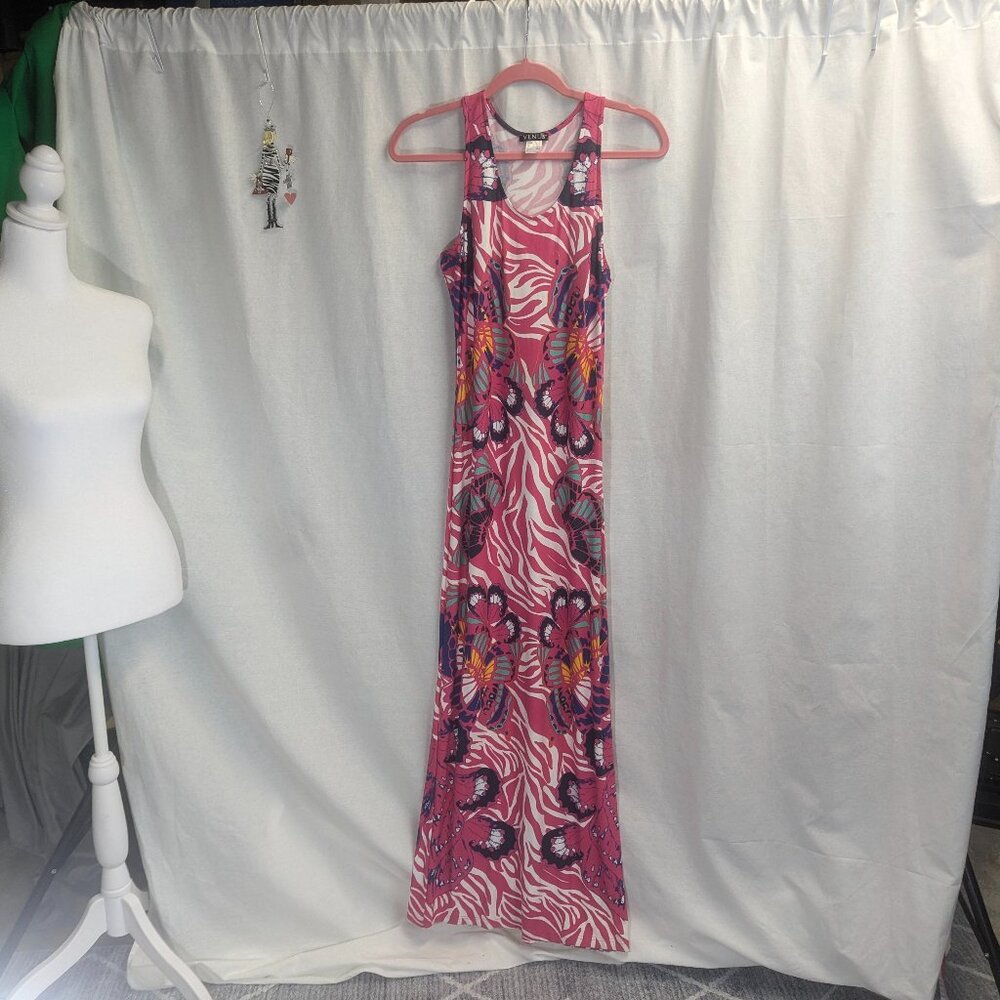 Venus Size Small Dark Pink Maxi Dress